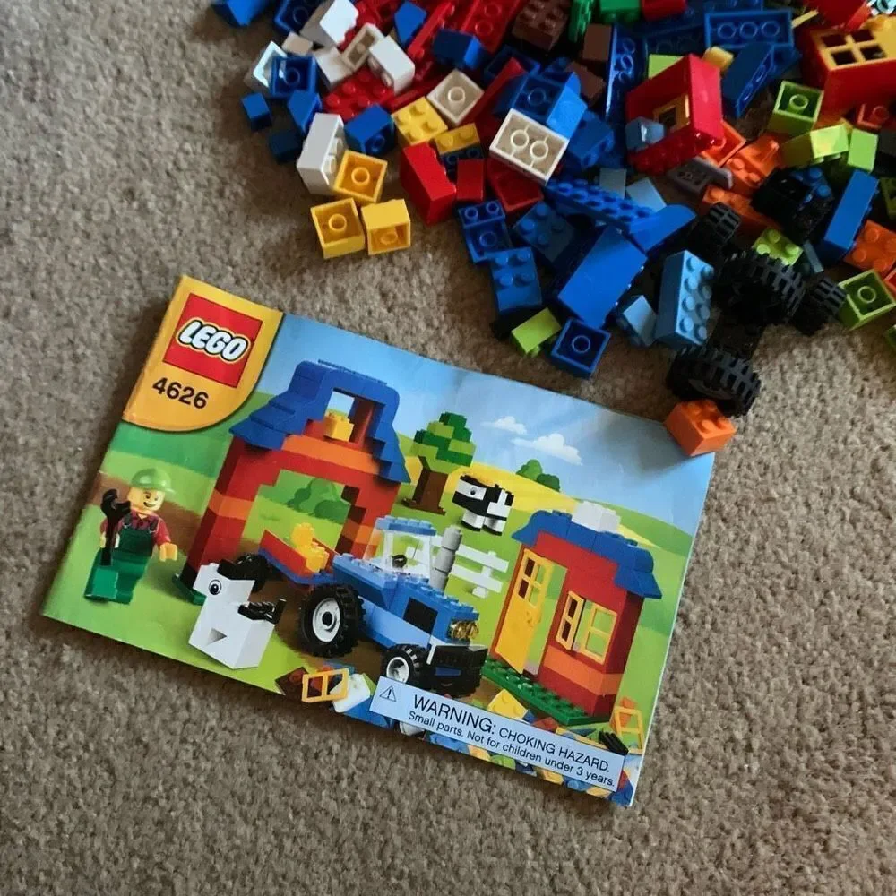 Lego 4626 Farm Building Block Set Missing 25 Pieces